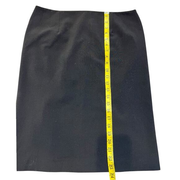 Theory Size 10 “Golca 2 Urban” Slit Pencil Skirt Lined virgin wool - Picture 9 of 11